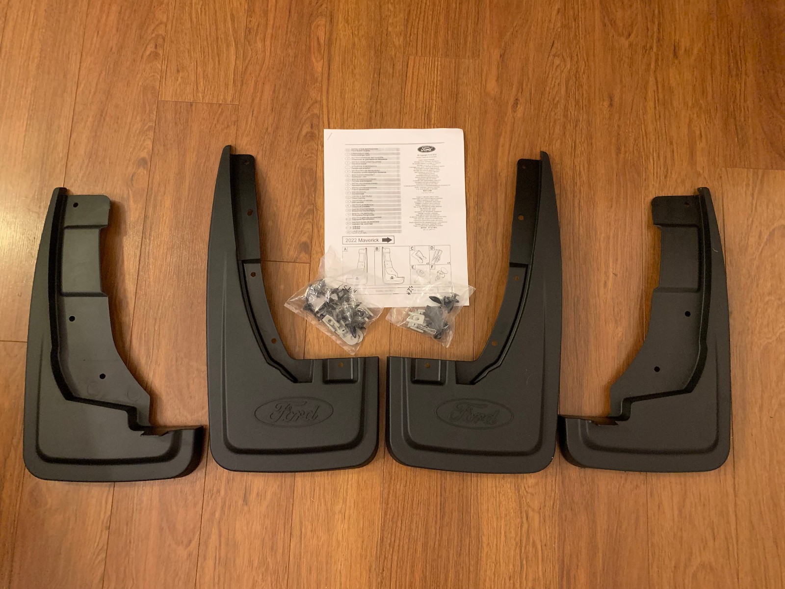 New OEM Ford Maverick Mud Flaps Front & Rear