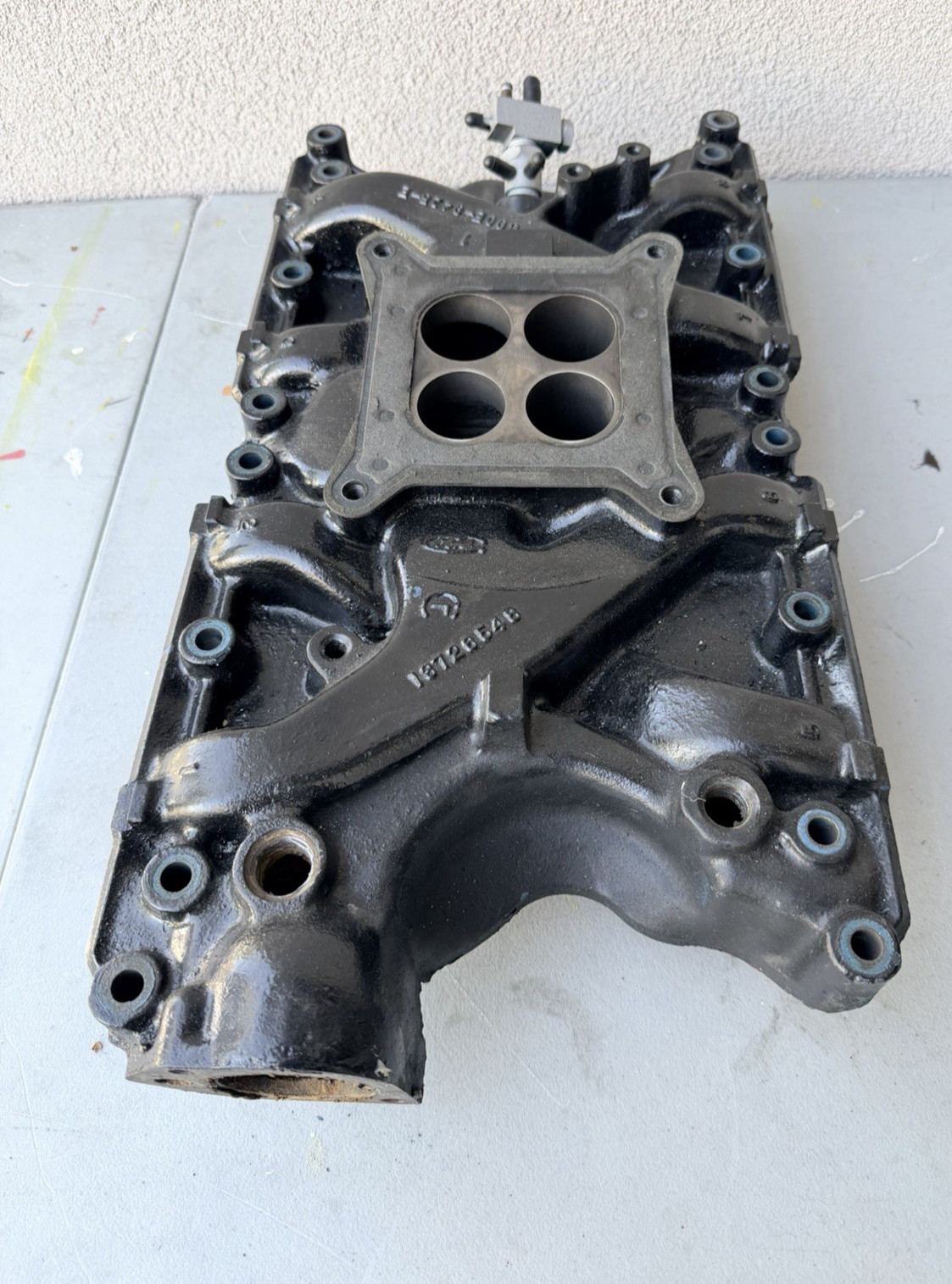 1969 Fairlane 351 Windsor 4V Intake Manifold Cast Iron Genuine OEM Ford