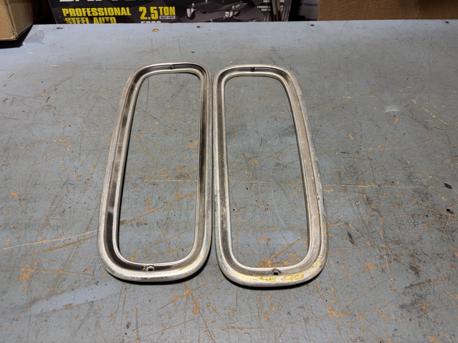 1975 - 1991 FORD ECONOLINE CLUB WAGON TAIL LIGHT BEZELS