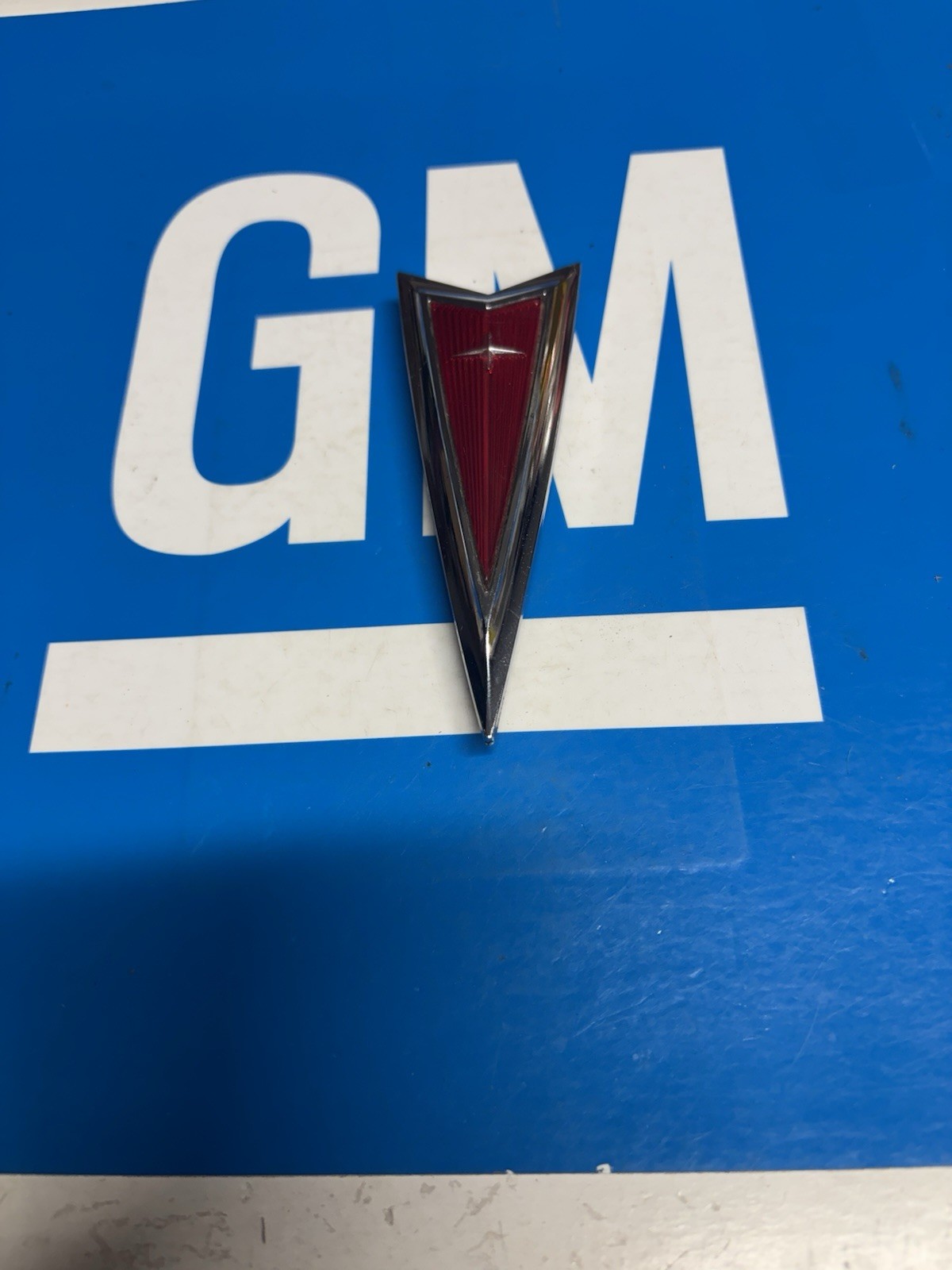NOS Pontiac Grandville Emblem Vintage Pontiac Grand Ville Trunk Emblem  GM 73
