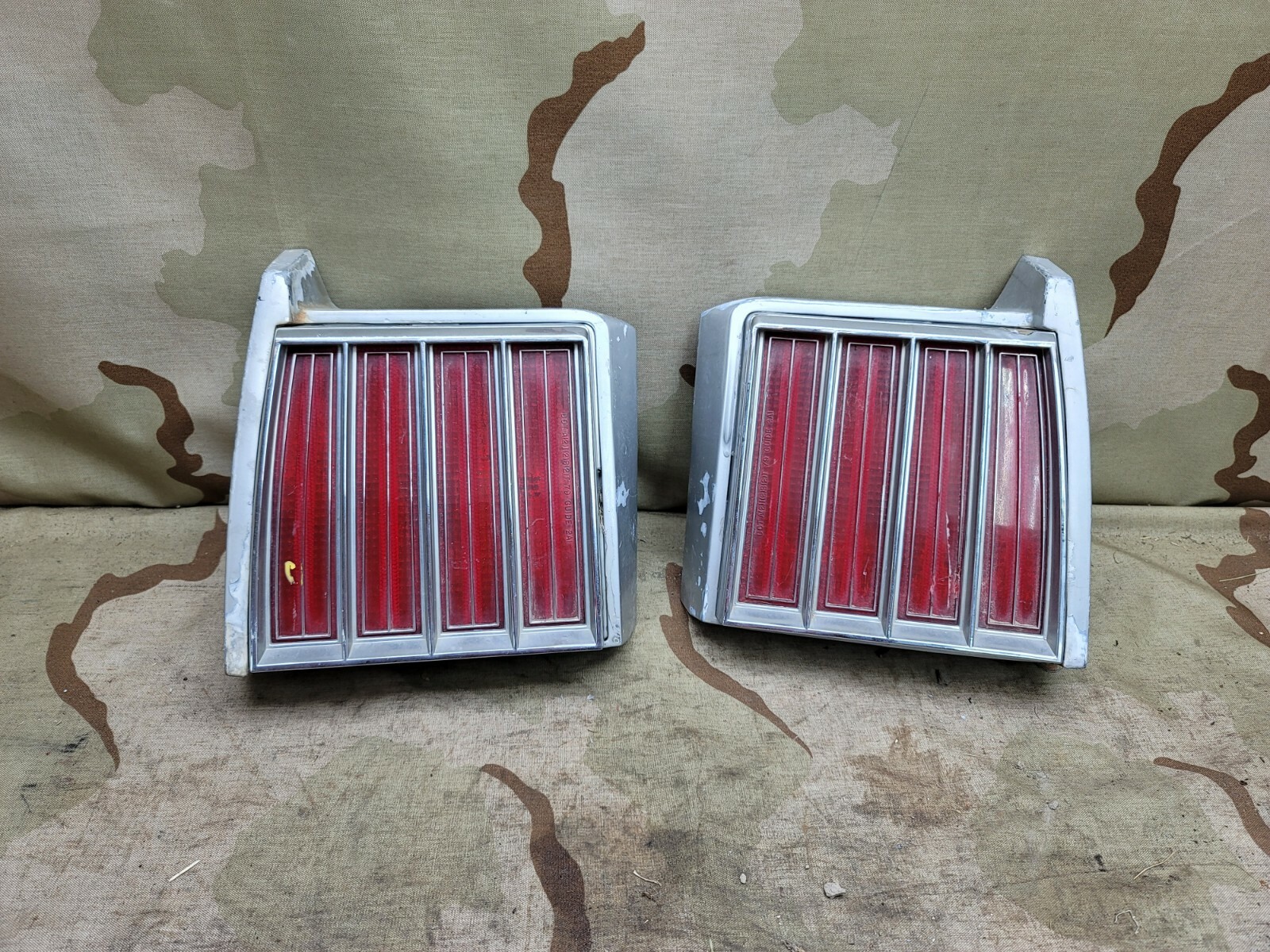 1979 79 Pontiac Grand Prix Tail Light Bezel Set LH RH Left Right 