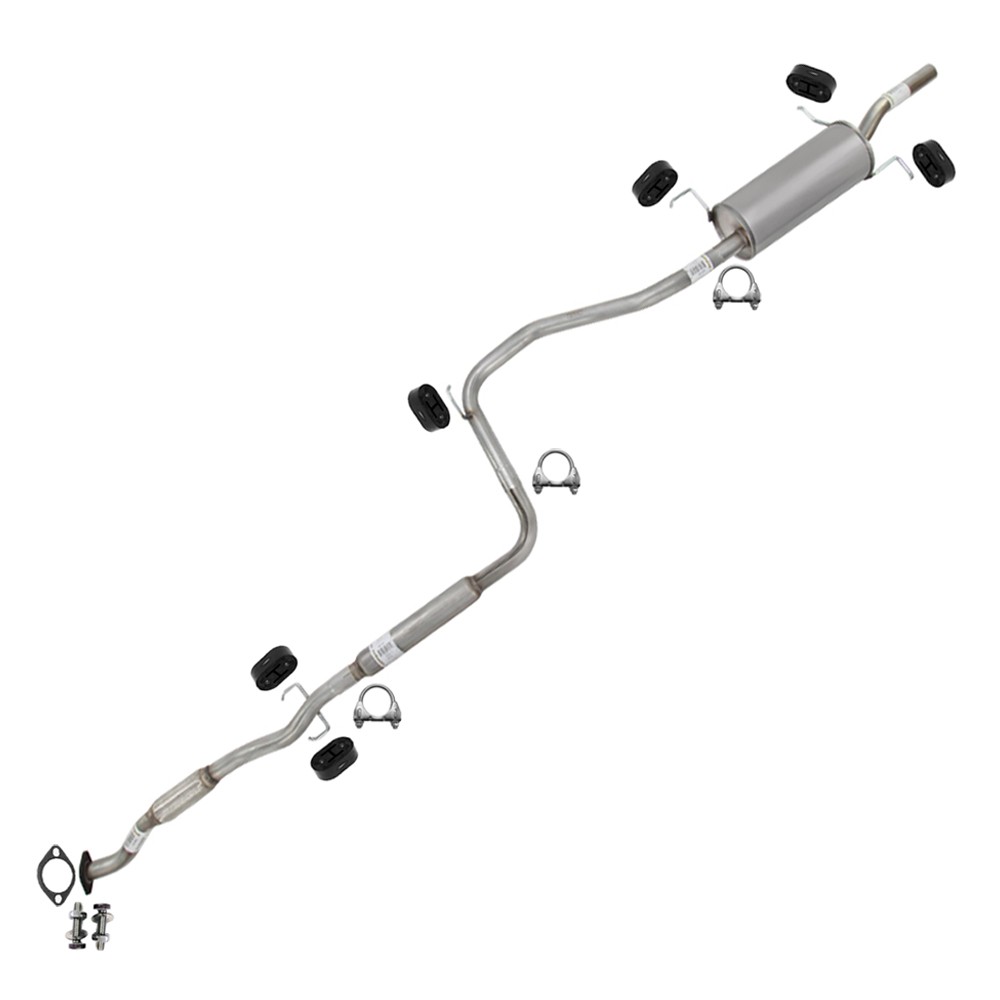 Stainless Steel Exhaust System Kit w/Hanger fits: 1998-2003 Ford Escort ZX2 2.0L