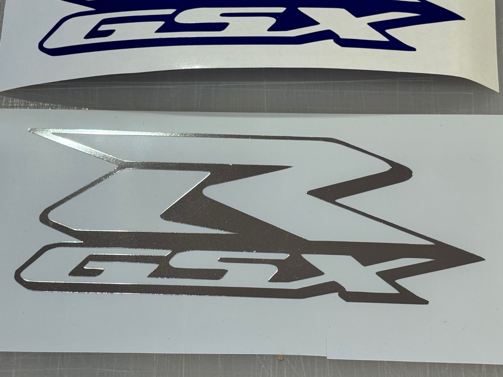 Suzuki GSX-R Logo OUTLINE ONLY Vinyl Decal Many Sizes & Colors 