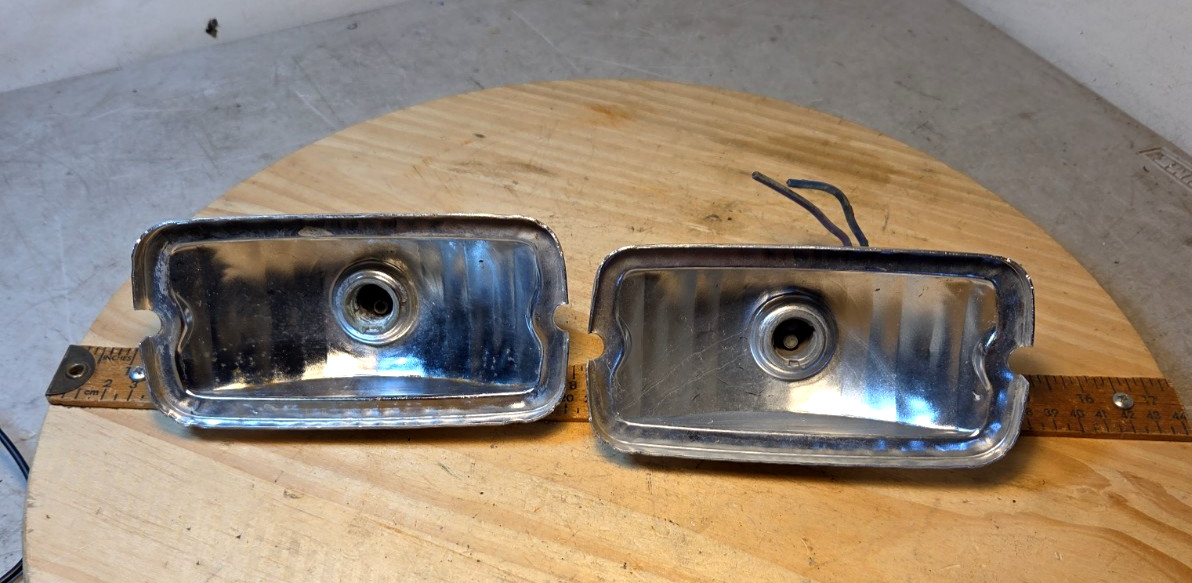 1974 Pontiac Ventura GTO Fog Light Lamp Holder Bezel Bucket Good Condition