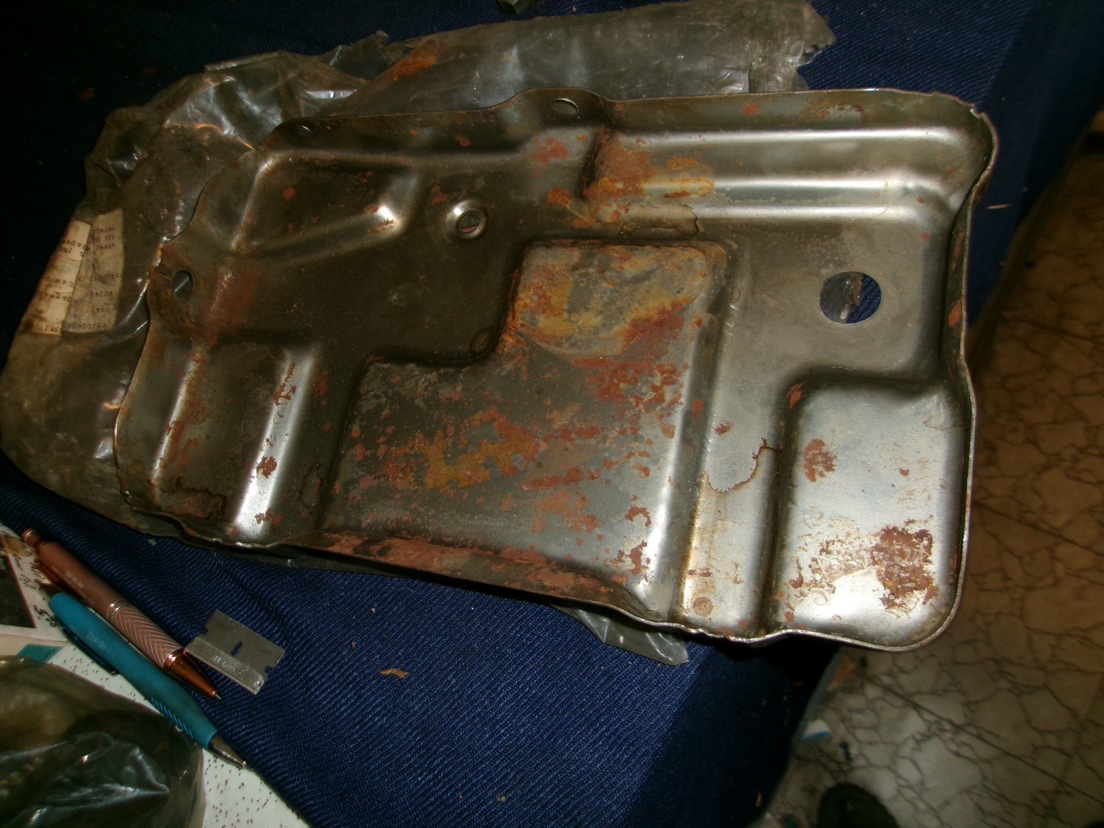 MOPAR 1975-77 NOS Battery Tray Dodge Plymouth Cordoba Fury Monaco Aspen Volare
