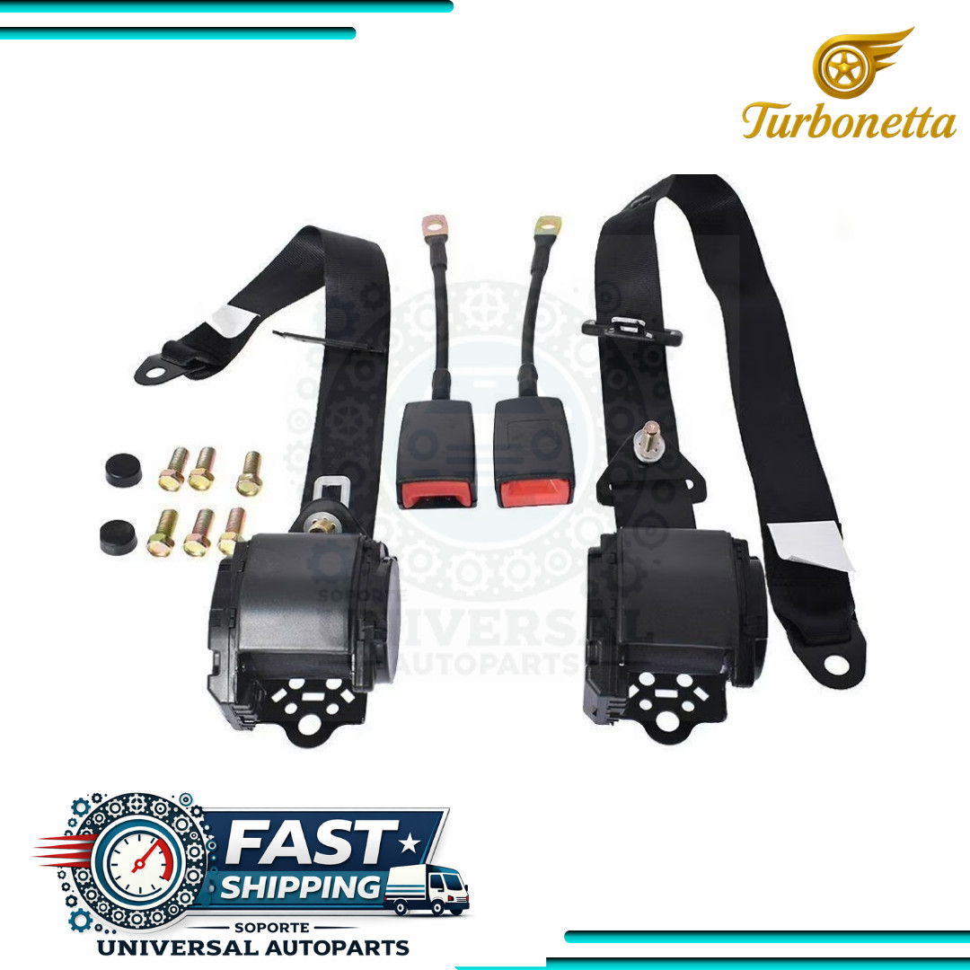 Fits For All Plymouth Satellite 2pcs Front Seat Belt Premium Fit Set