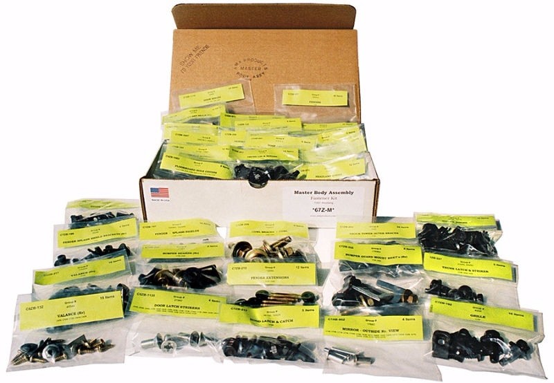 1971 Ford Torino Standard GT Master Body Bolt Kit 491 Pieces AMK 71O-MS