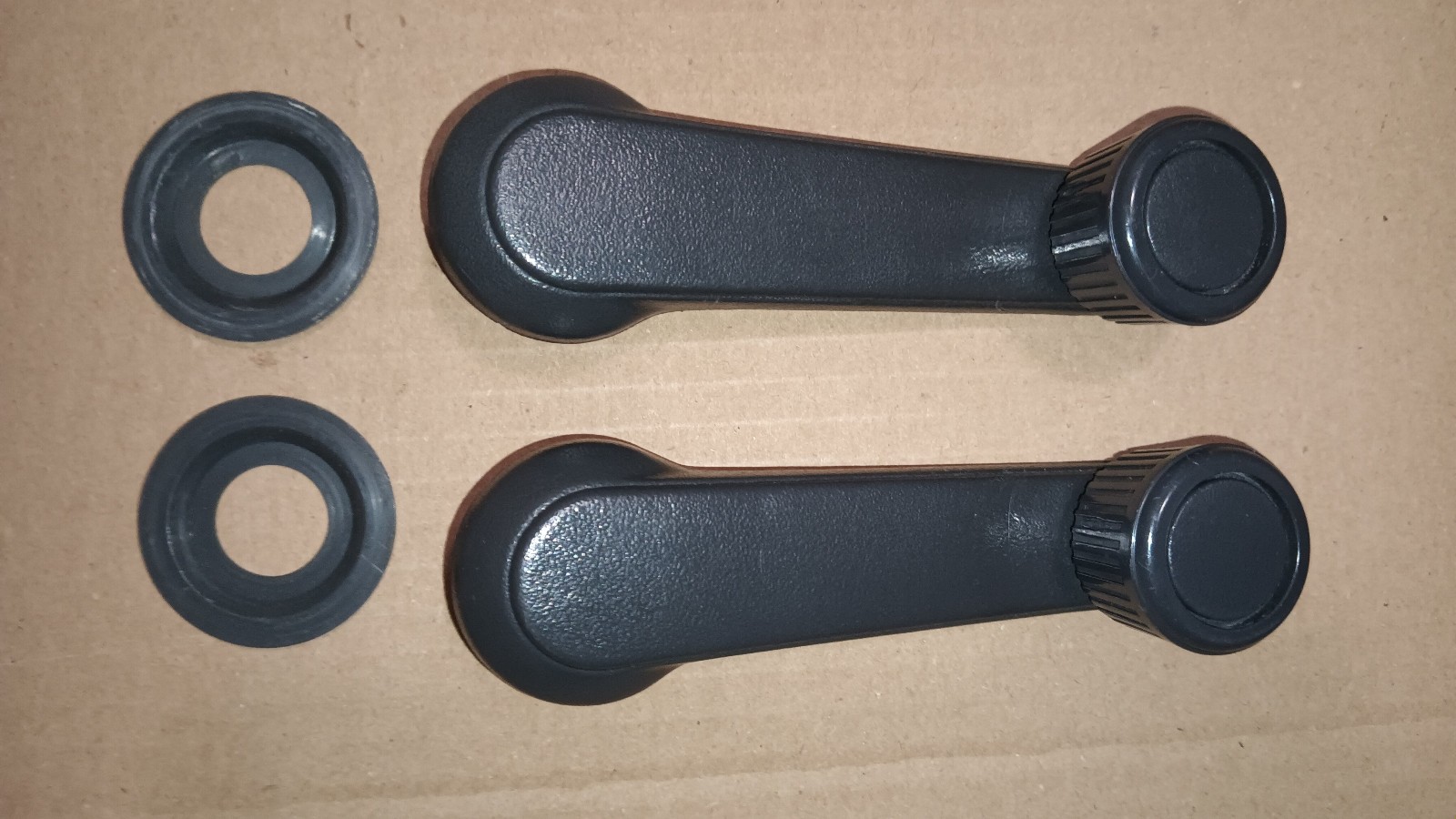 1999 ford escort ZX2 window crank handles SET OF TWO fits 97 03 escort CHARCOAL