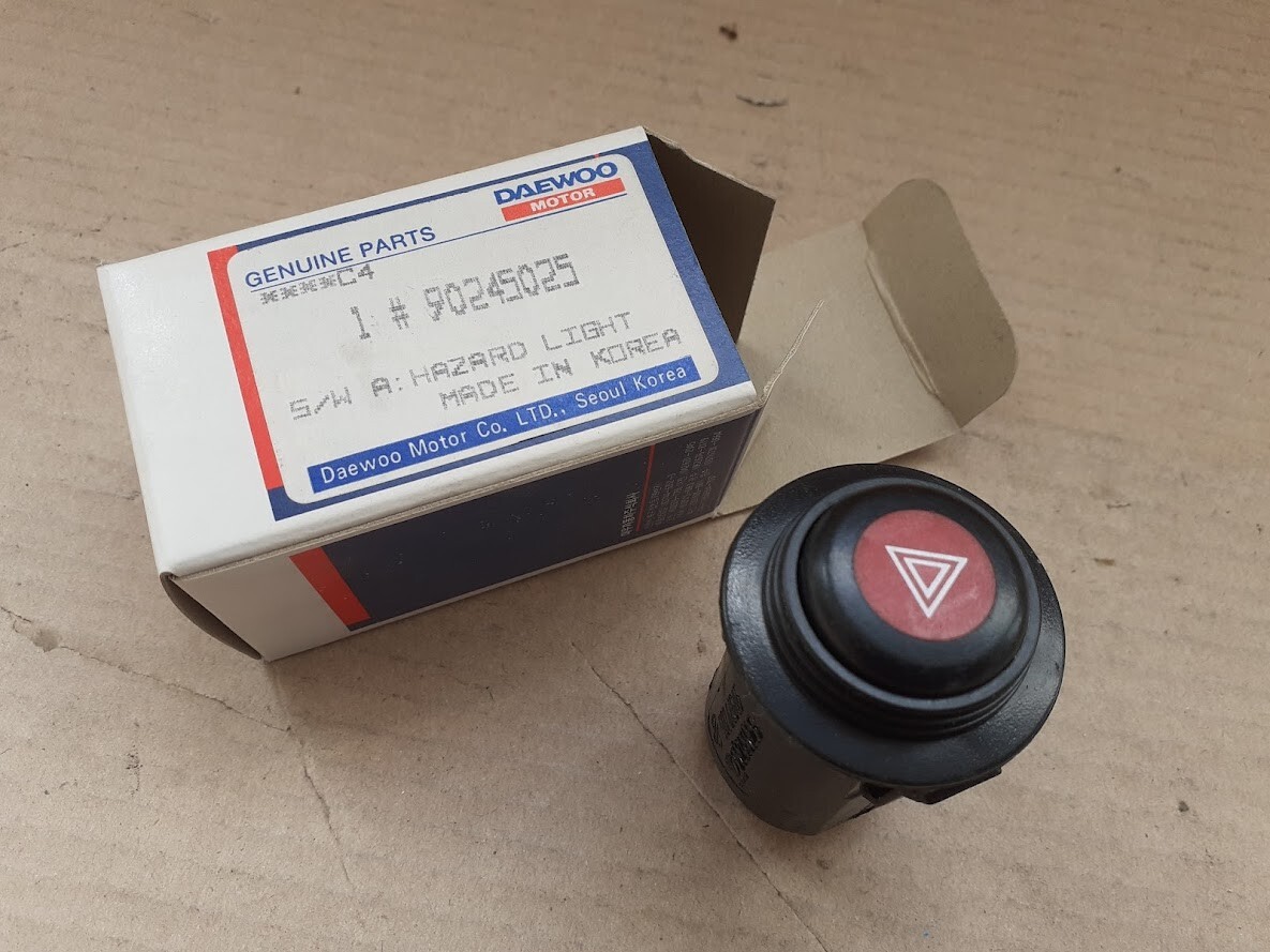 Switch Hazard Light for Daewoo Racer Pontiac LeMans 90245025 OEM