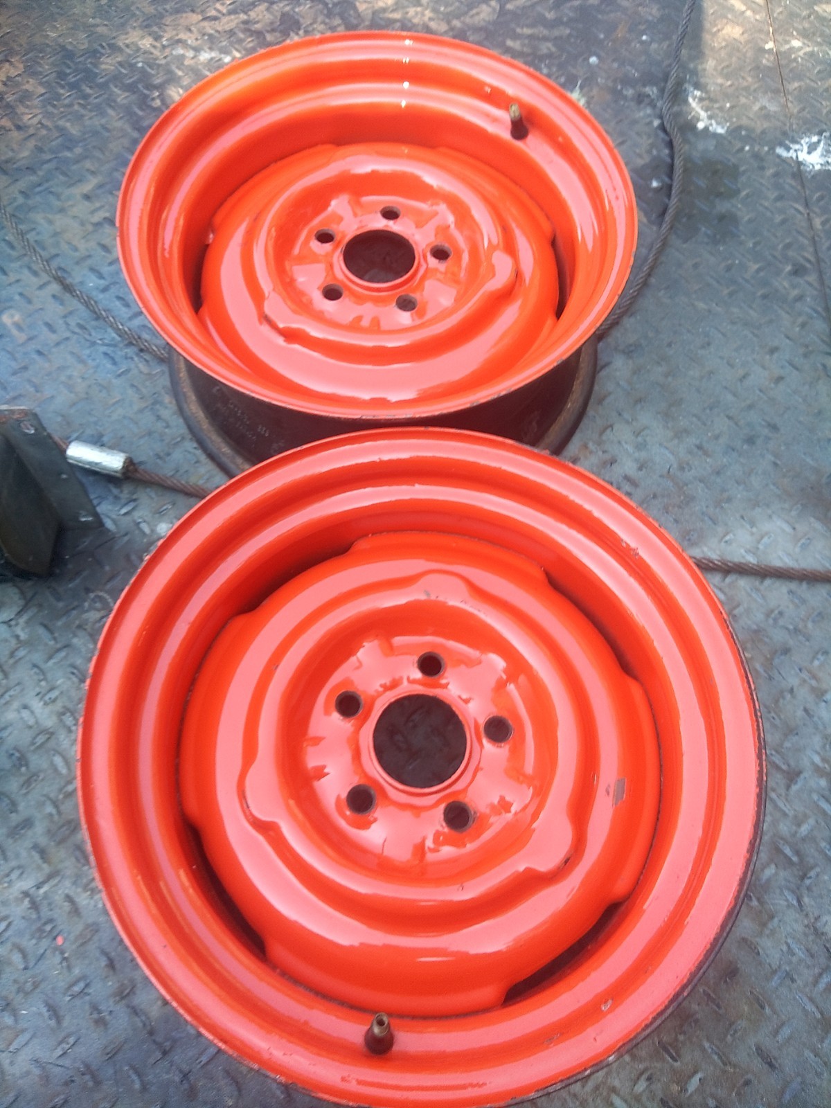 Two  14x5.5 Wheels  Dodge/Plymouth Dart Duster Valiant Barracuda Rims