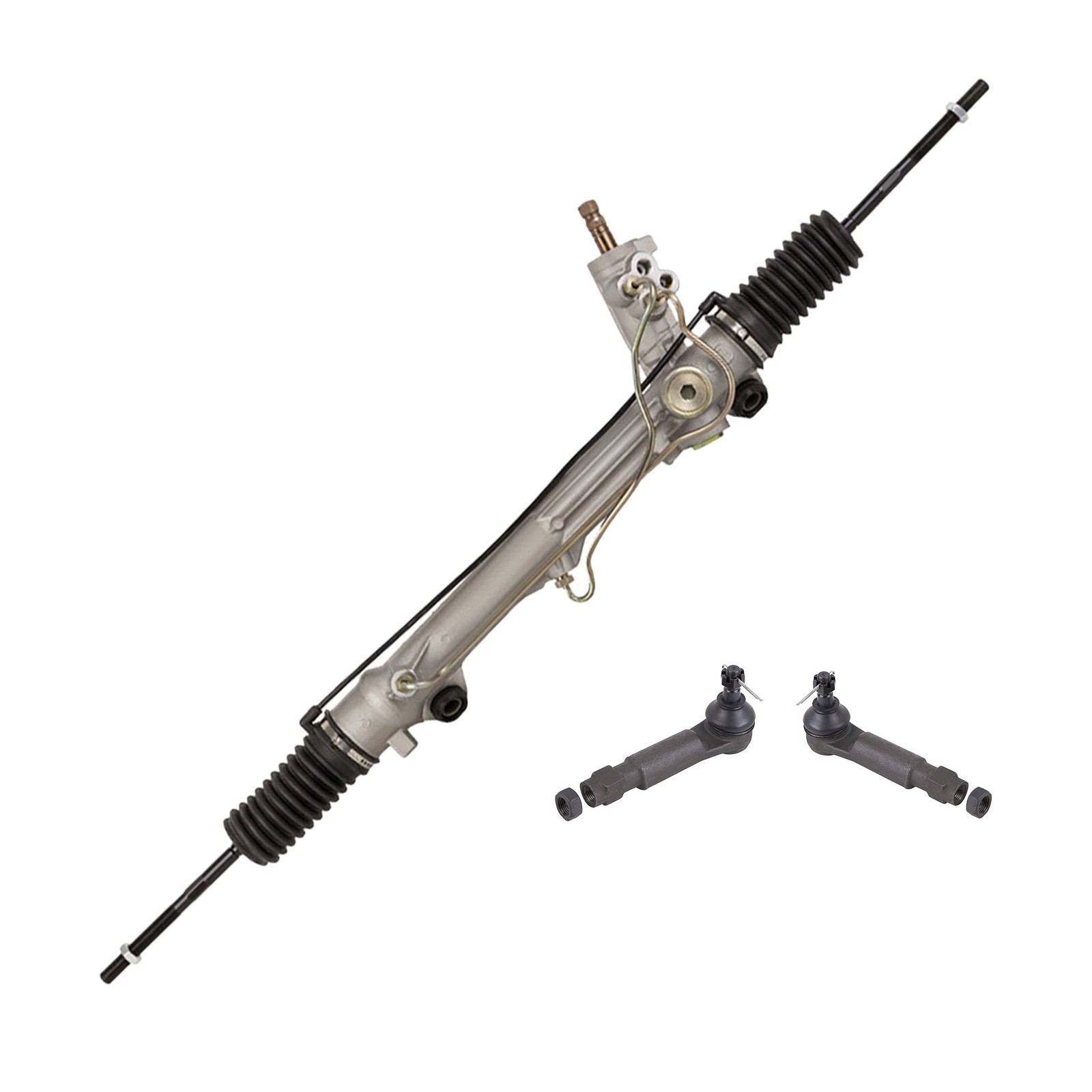 For Ford Fairmont Thunderbird Power Steering Rack and Outer Tie Rod Kit