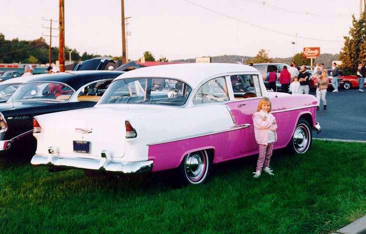 Kassia w/'55 Chevy