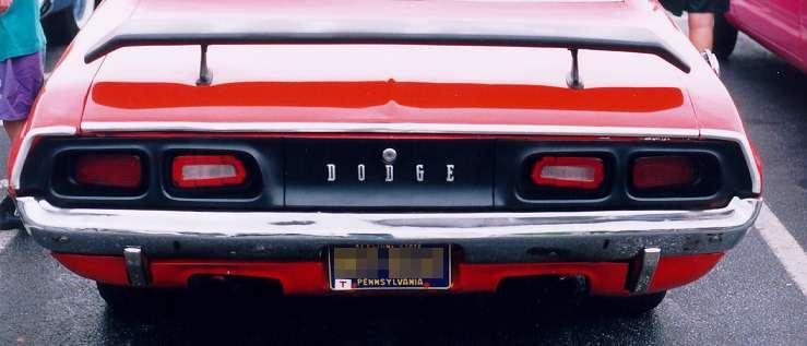 Rear View Challenger